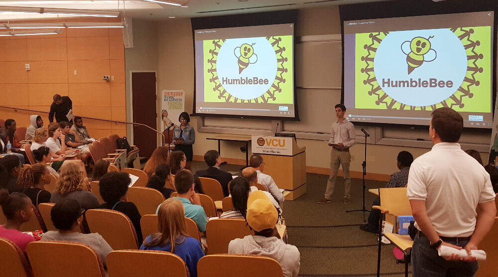 The Virginia Commonwealth University School of Business, along with Junior Achievement of Central Virginia, recently hosted its first Entrepreneur Bootcamp.
