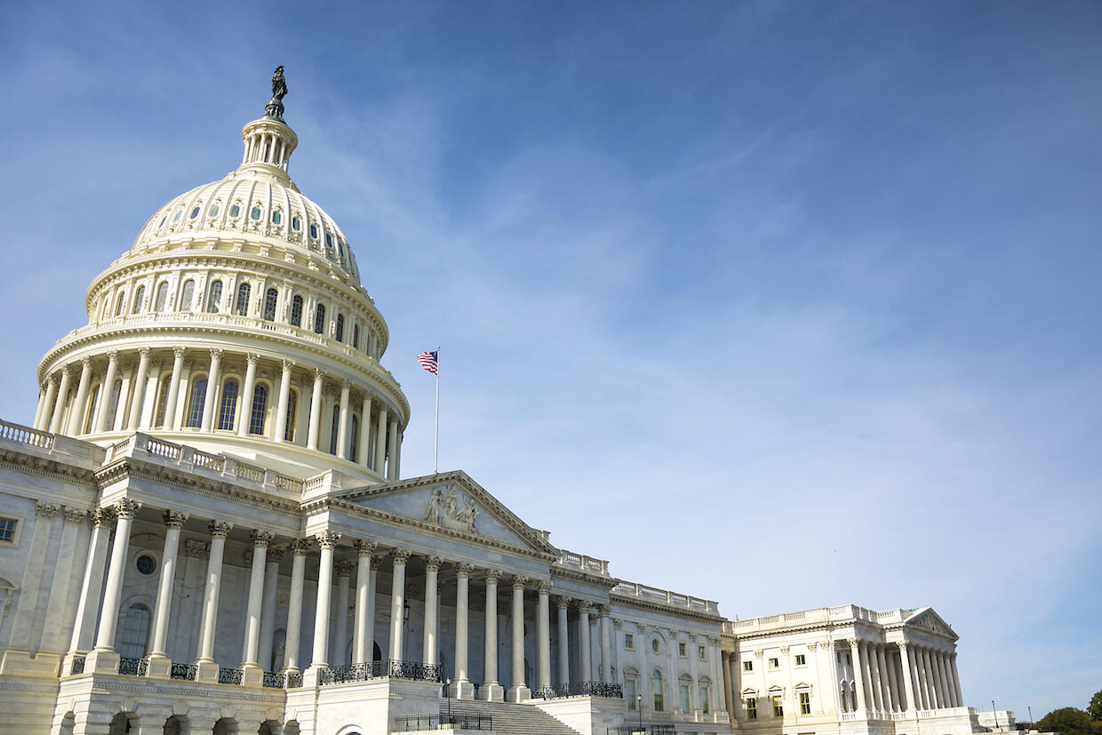 A photo of the U.S. Capitol, Washington, D.C.