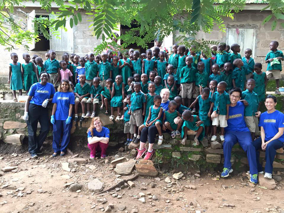 A team of four medical students traveled to Ghana this past summer to do outreach work in rural clinics. They also visited schools where they did head-to-toe physicals on dozens of school children.