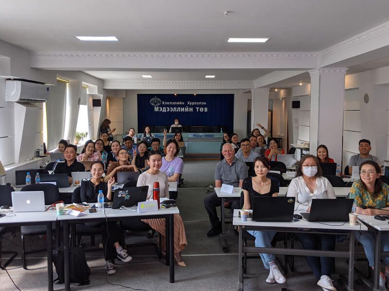 Jeff South is spending six weeks in Mongolia working with the nonprofit Nest Center for Journalism Innovation and Development to train journalists in data journalism and more. (Contributed photo)