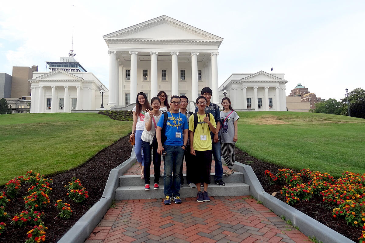 American Studies Program students visit local landmarks such as the Virginia Capitol Building for a first-hand look at American history.