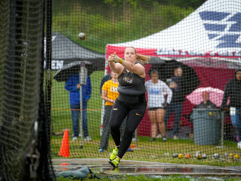 Fourth-year biology major and track and field star Guðru´n Hallgrímsdóttir is hoping to step onto the Olympic stage. (VCU Athletics)