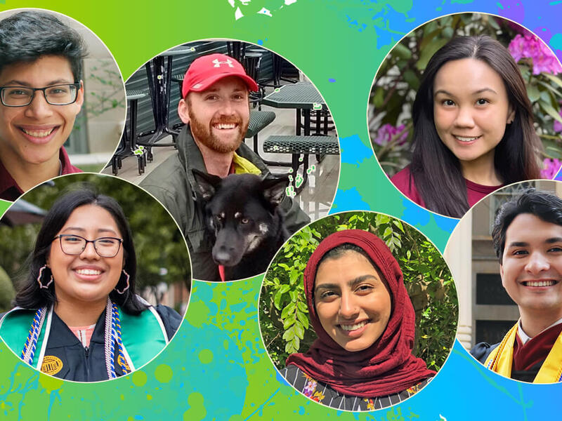 Collection of head shot photos of Michael Portillo, Julissa Martinez, Panth Doshi, Joanna Rivera, Mehwish Safdar and Joe Siejak.