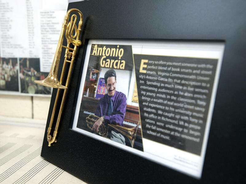 photo of Antonio Garcia in his office