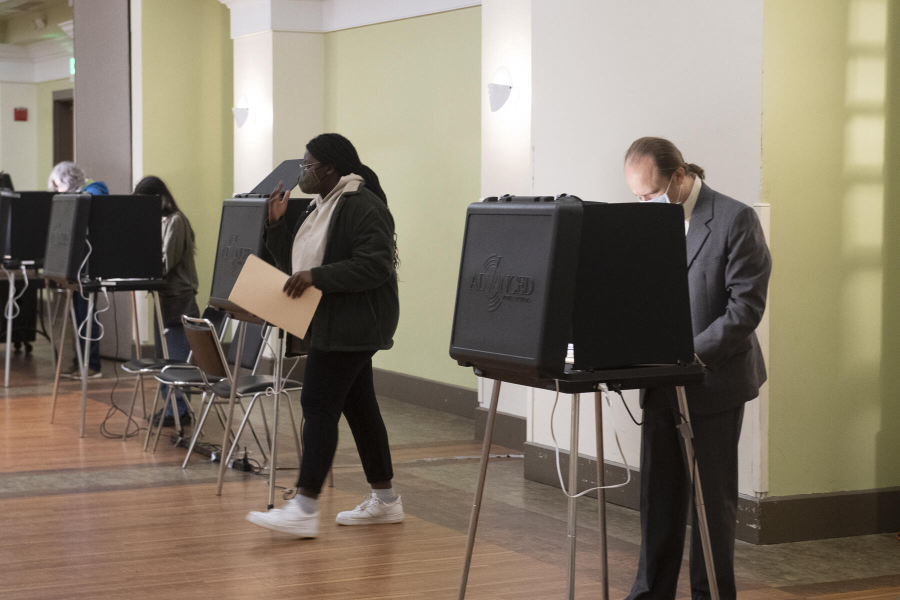 Voting on Election Day 2021 at Virginia Commonwealth University