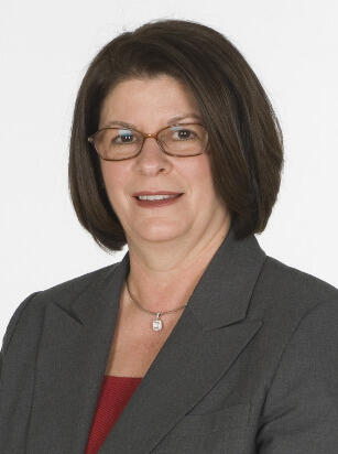 woman in business attire.