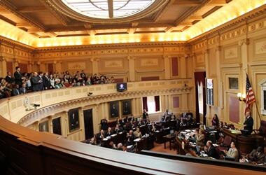 The Ukrainian delegation was recognized on Virginia Senate floor.