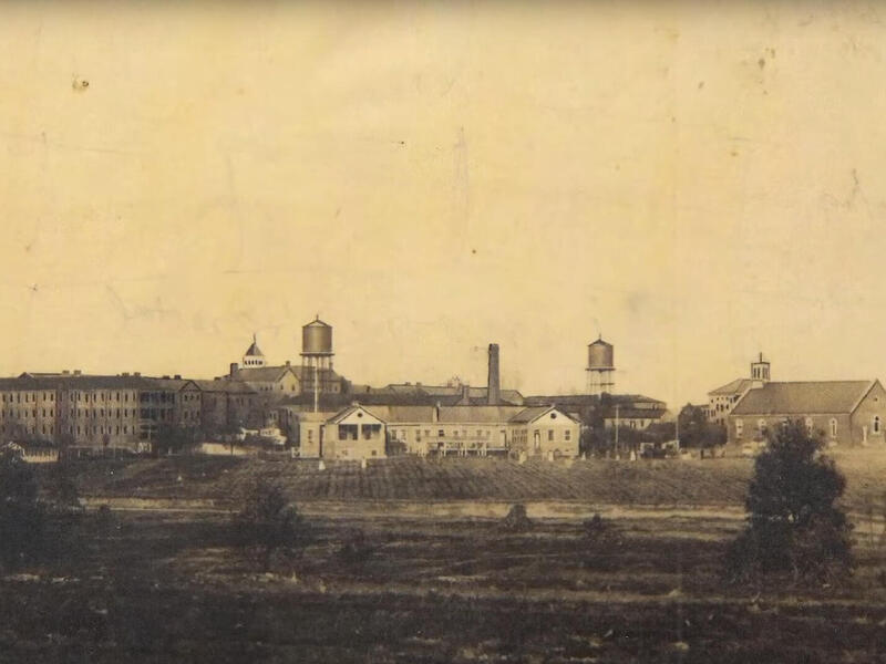 Central State Hospital, formerly known as the Central Lunatic Asylum for the Colored Insane, opened in 1869 as the first psychiatric facility in the U.S. to exclusively treat African American patients. (Photo courtesy of the 2022 documentary, "The Central Lunatic Asylum for the Colored Insane," by Shawn Utsey)