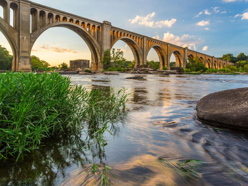 Bridge over the James River. 