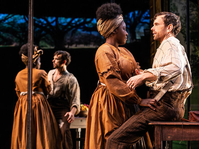 Paul Alexander Nolan and Joaquina Kalukango in \"Slave Play.\"