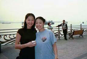 VCU engineering students, Kison Lee and Joy Kim visit Incheon, Korea.