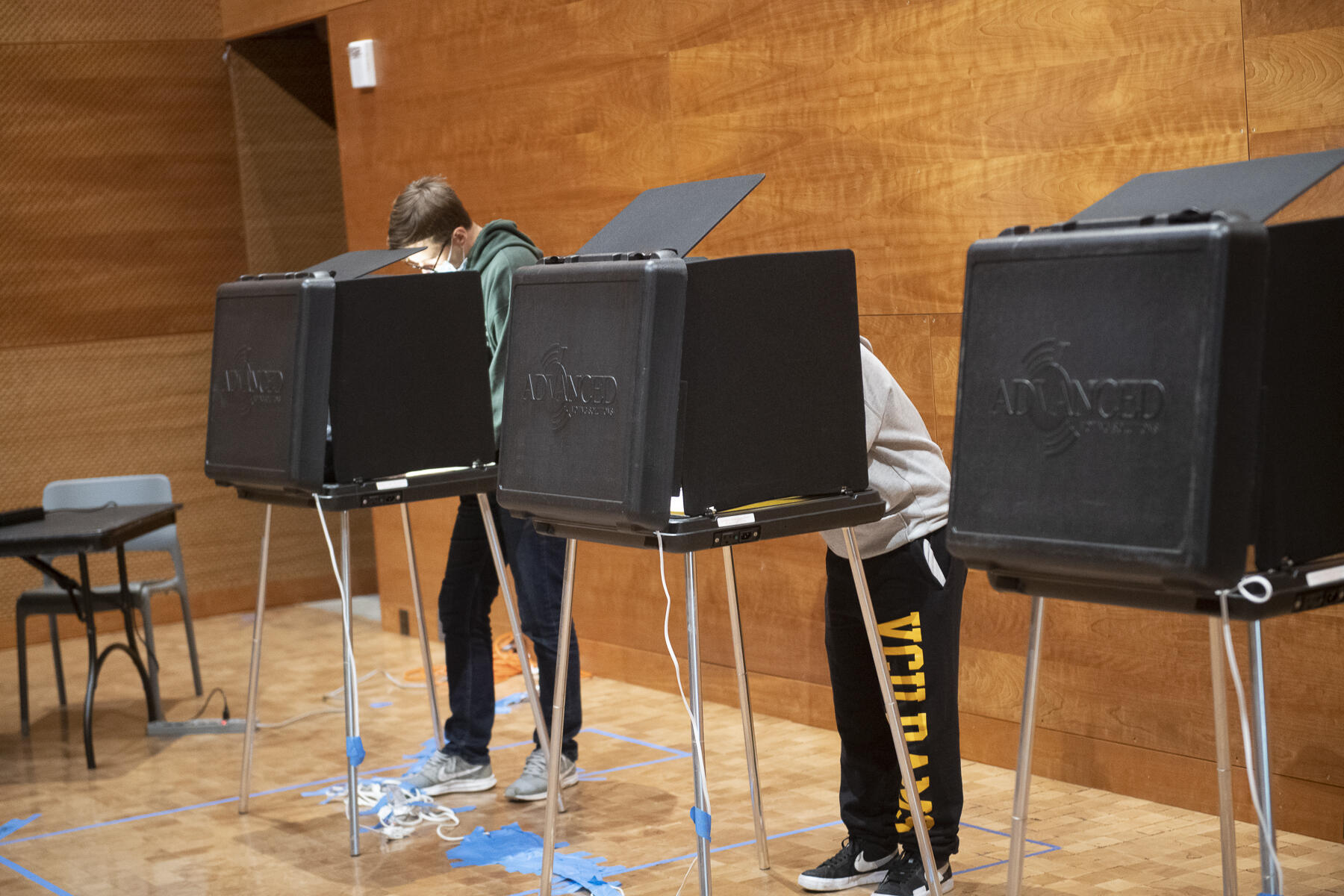 Voting on Election Day 2021 at Virginia Commonwealth University