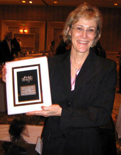 Shelly Lane, Ph.D., director and chair of the Department of Occupational Therapy, was honored at the annual R2K conference.

Photo courtesy of VCU’s School of Allied Health Professions